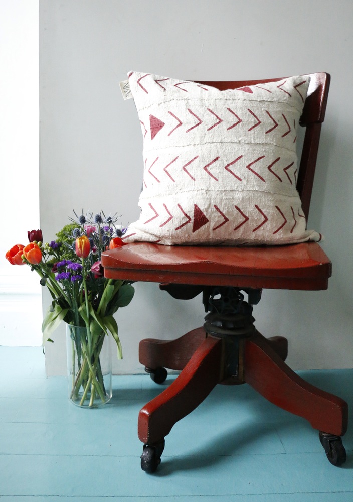 Image of Fletcher Bogolan Pillow Cover (de)constructed