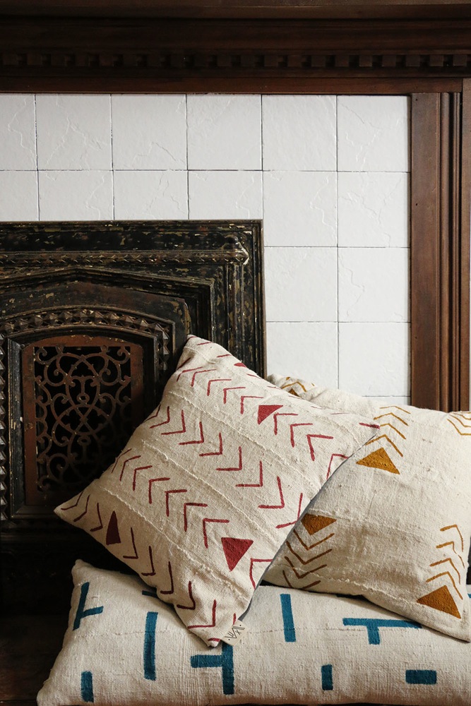 Image of Fletcher Bogolan Pillow Cover (de)constructed