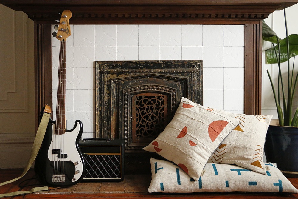 Image of LeCorb Mudcloth Pillow Cover (de)constructed