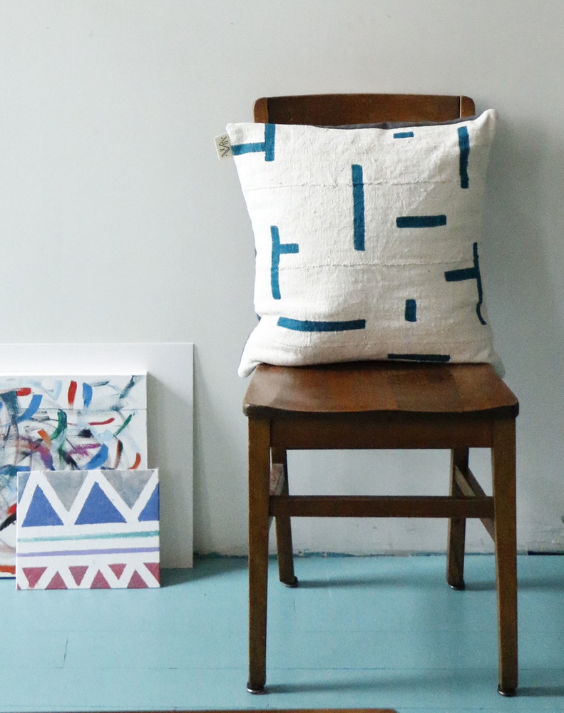 Image of LeCorb Mudcloth Pillow Cover (de)constructed