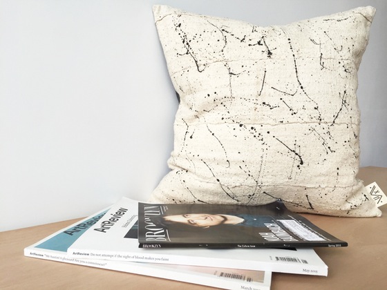Image of Entebbe Spray Mudcloth Pillow cover