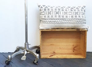 Image of BAMAKO White Mudcloth Pillow Covers