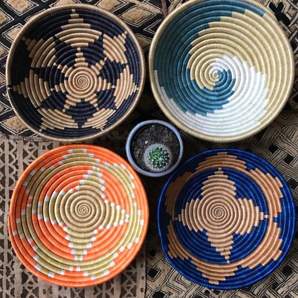 Image of Ugandan Sweetgrass Ekibbo Baskets