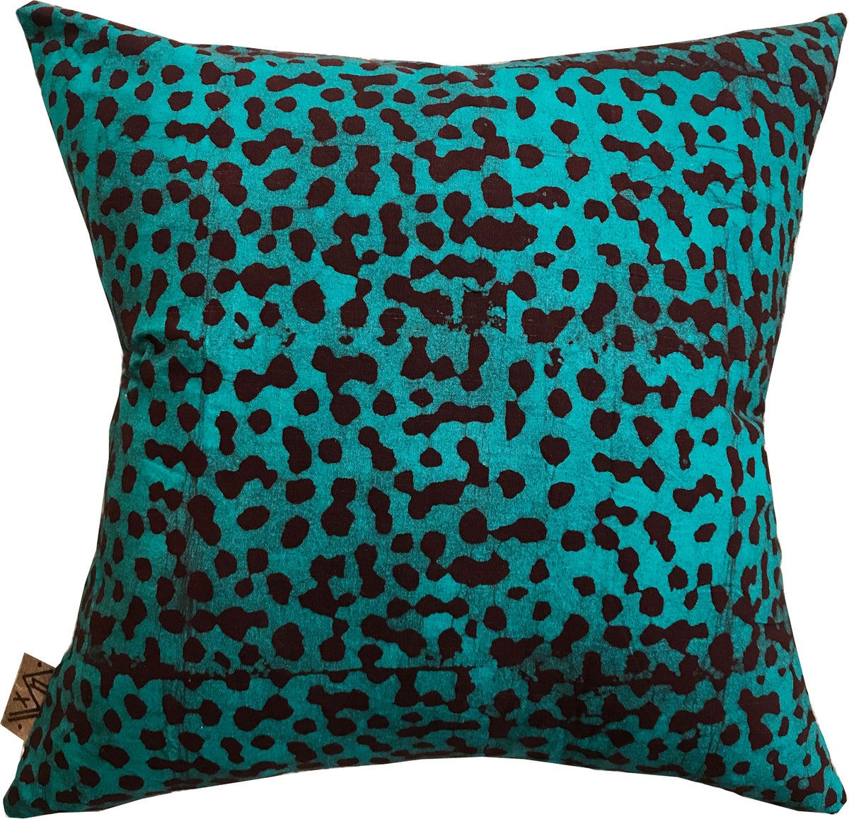 Image of Turquoise Batik SPOT Pillow